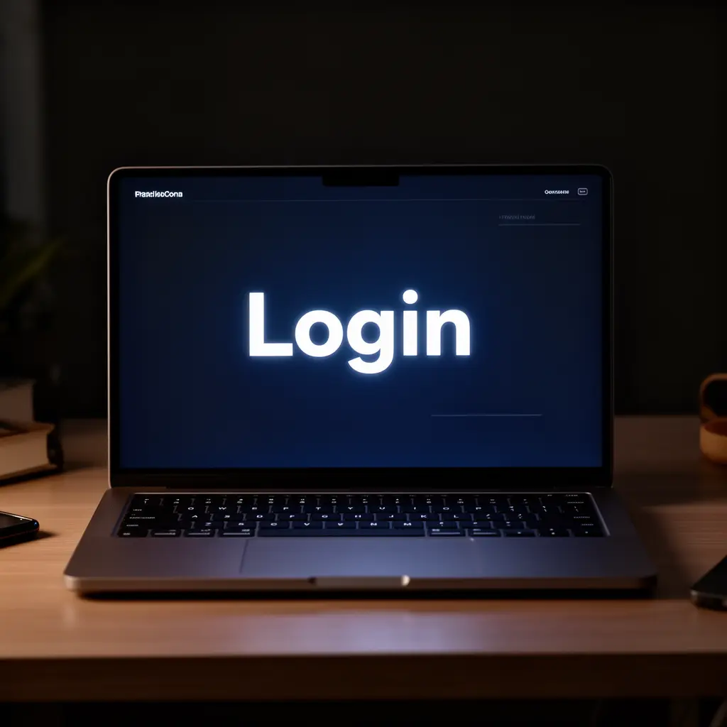 BETFUGU Login – Fast and reliable access to your gaming account in Kenya Modern laptop on a stylish dark desk displaying the BETFUGU login screen designed for secure and fast access in Kenya